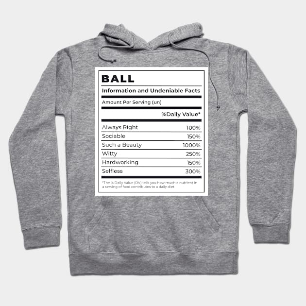 Ball Hoodie by The Urban Attire Co.